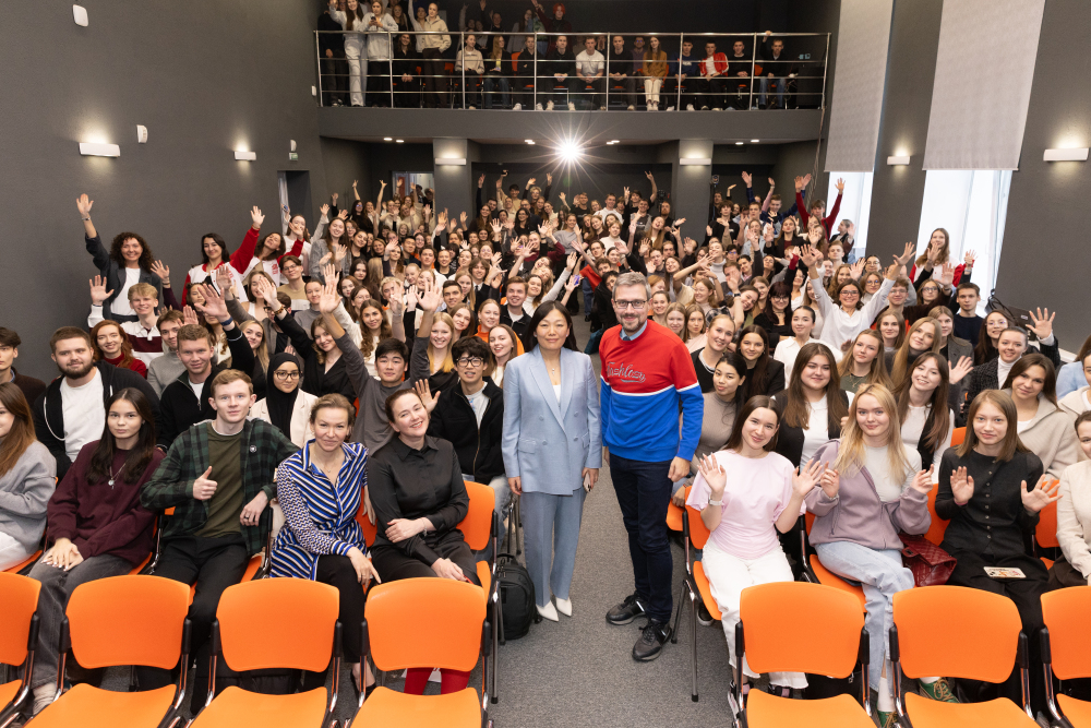 Illustration for news: ‘Making the World a Better Place’: Tatyana Kim Meets with HSE University Students in Perm